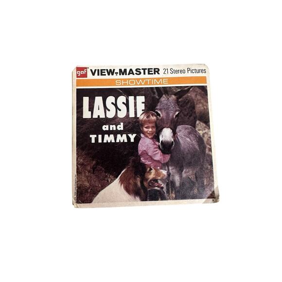 GAF View-Master Showtime Lassie and Timmy 3 Reel Packet B474 - Picture 3 of 14